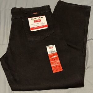 NWT Men’s Black Rustler Jeans 38x32